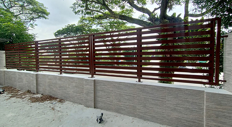 Wide Spacing Aluminium Fence Contractor