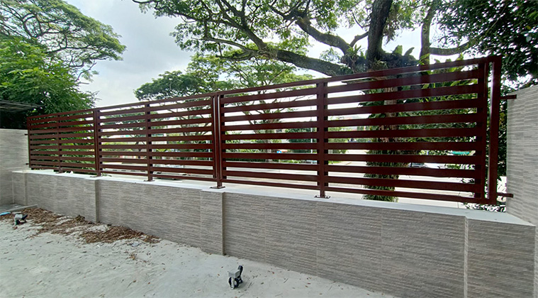 Aluminium Horizontal Fence Railing
