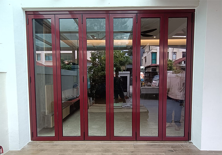 Euro Profile Foldable Door Design