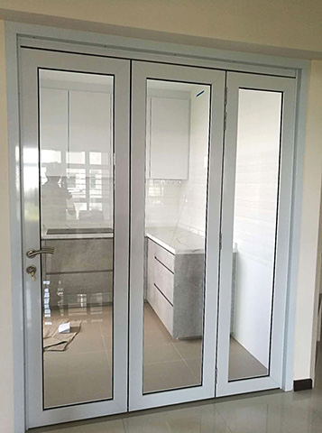 Kitchen Folding Glass Door