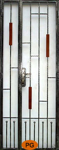 HDB main door wrought iron gate design PG1460