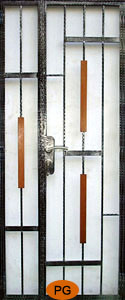 HDB main door wrought iron gate design PG20066K