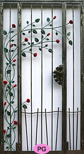 HDB main door wrought iron gate design PG20201