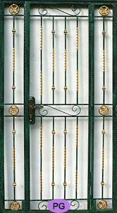 HDB main door wrought iron gate design PG20284