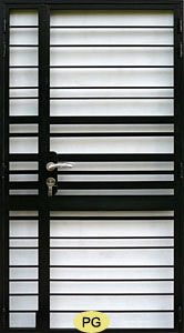 HDB main door wrought iron gate design PG20291