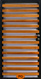 HDB main door wrought iron gate design PG20306