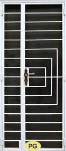 HDB main door wrought iron gate design PG20326