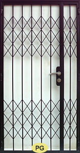 HDB main door wrought iron gate design PG20385