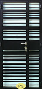 HDB main door wrought iron gate design PG20410