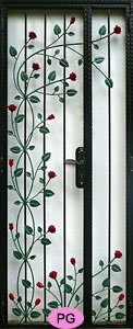 HDB main door wrought iron gate design PG20418