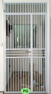 HDB main door wrought iron gate design PG20430