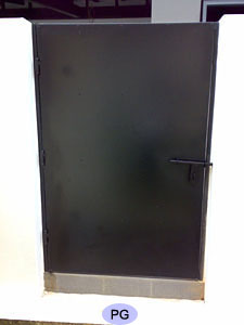 Iron Plate Swing Door