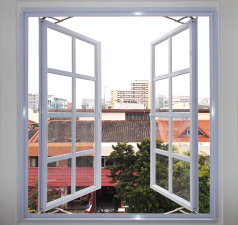 Lattice Casement Windows