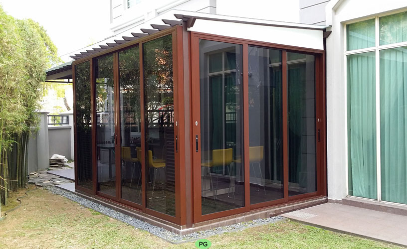 Sliding Door Partition Room