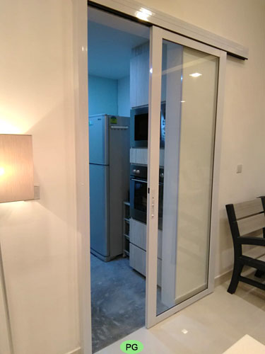 Sliding Door for Kitchen Entrance