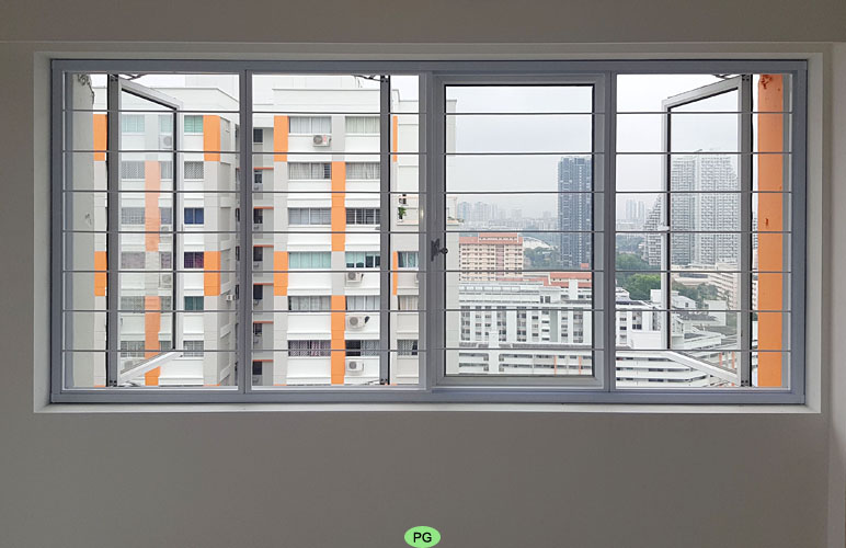 Sliding slim window grill Singapore