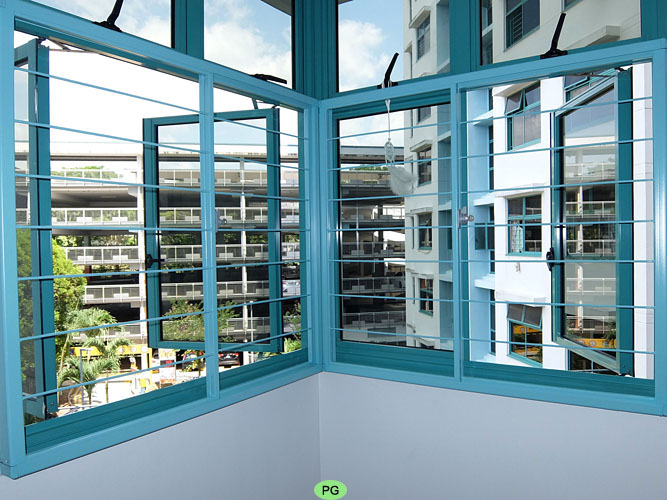 Slim Window Grill Colours