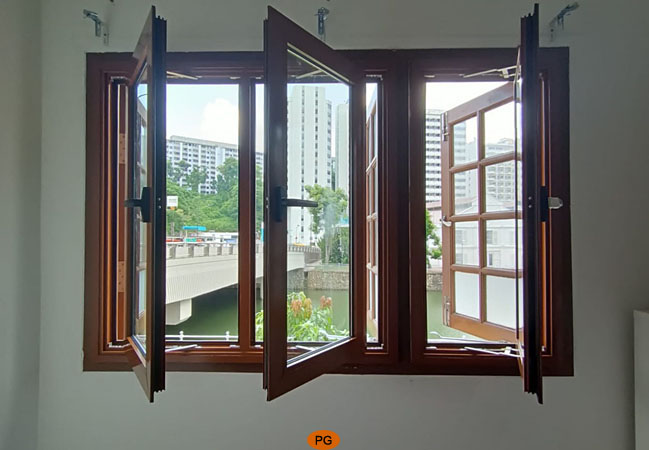 soundproof window multi point lock system for airtight sealing