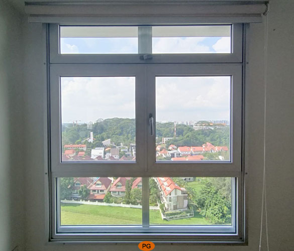 double glazed soundproof window installed in Singapore bedroom