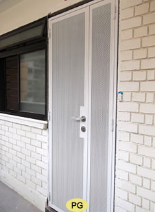 HDB main door wrought iron gate design PG20394