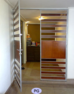 Swing office gate design Singapore