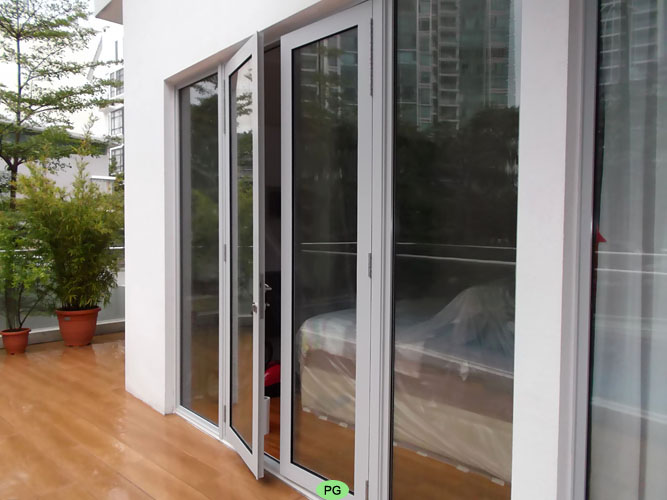 Balcony Glass Swing Doors