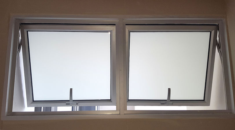 Bathroom Top Hung Windows